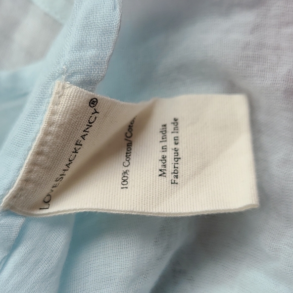 Loveshackfancy noelle floral cotton mini dress, peri XS - Picture 14 of 15